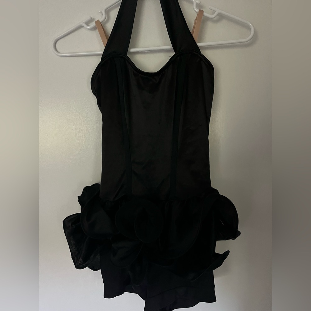 Balera tap/jazz Halter w/black skirting